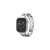 Экологичный джинсовый металлический ремешок для Apple Watch Series 1-10, Ultra, SE