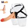 Huge XXL Realistic Dildo Strap On Soft Dick Strapon Suction Cup Penis Sex Toys