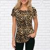 New Fashion Beautiful Leopard 3D Shirts Summer Short Sleeve Women Streetwear 3D Print Blouses Loose Casual Ladies Pullovers Tops