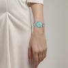 Tissot Женские часы Halo Collection с кварцевым механизмом 34 мм Зеленый циферблат Корпус из нержавеющей стали Стальной ремешок T1562101109100