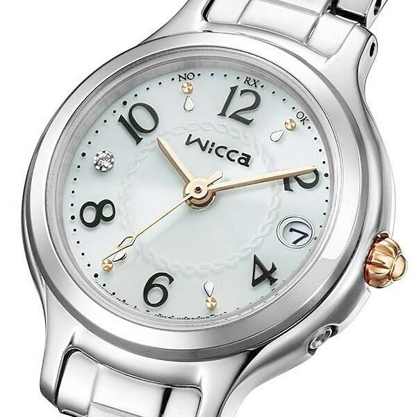 Citizen KS1-911-71 ( Watch Wicca Solar-Tech Radio-controlled Metal Band Women's) Round Watch Silver