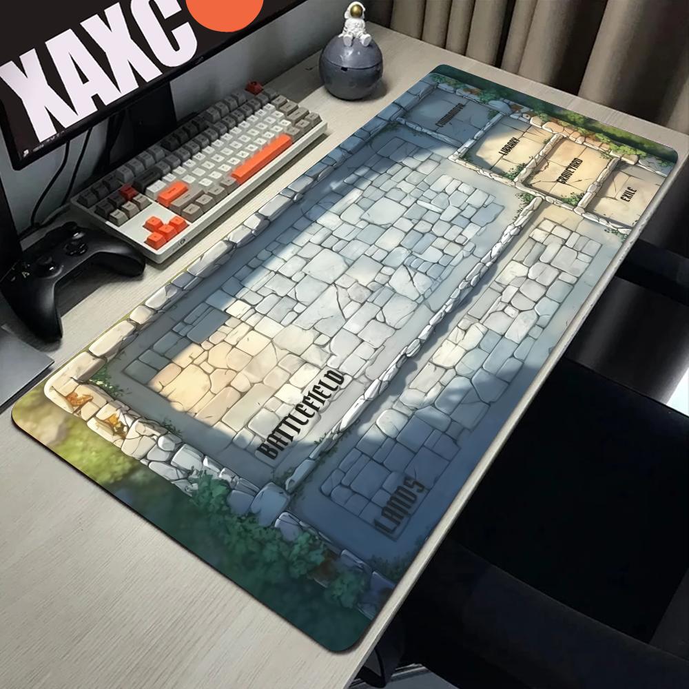 HYBXAXC Коврик-игровое поле 'Замок' для MTG Игровой коврик MTG с зонами Magic Gathering коврик для мыши коврик для игральных карт стол ПК