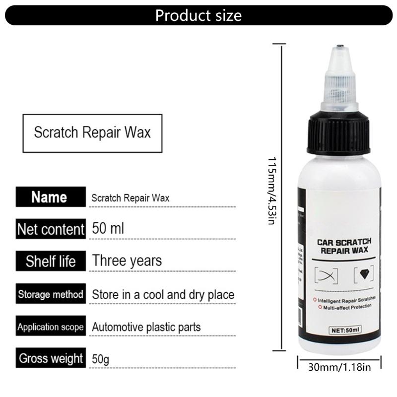 Easy To Apply Car Scratch Repair Wax Designed For Night Use Easily Restores Paint Gloss Without Damaging Original Finish