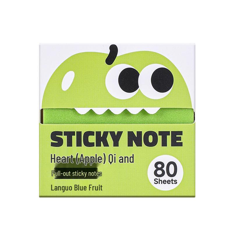 Blue Fruit Fun Tomato Extract Transparent Pearlescent Sticky Notes – High-Value, Student-Friendly.