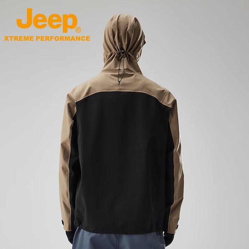 Jeep Men's Waterproof Windproof Outdoor Hardshell Jacket