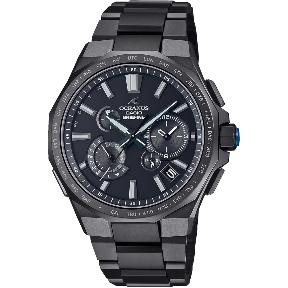 Casio Oceanus Classic Line Bluetooth Солнечные Часы Сапфировое Стекло Мужские Черные OCW-T6000BR-1AJR