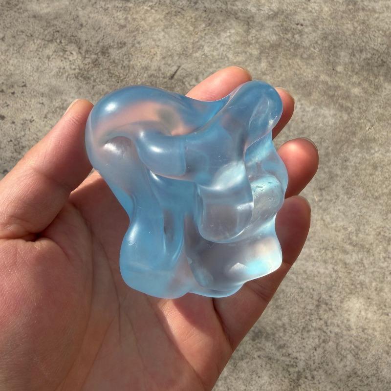 Plasticity Mochi Squeeze Toys Squishy Transparency Coconut Oil Maltose Fidget Toy Funny Anti-Stress Sensory Toy For Adults Gifts