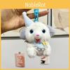 Soft And Cuddly Plush Puppy Keychain Pendant Cute Cartoon Dog Figurine Gifts For