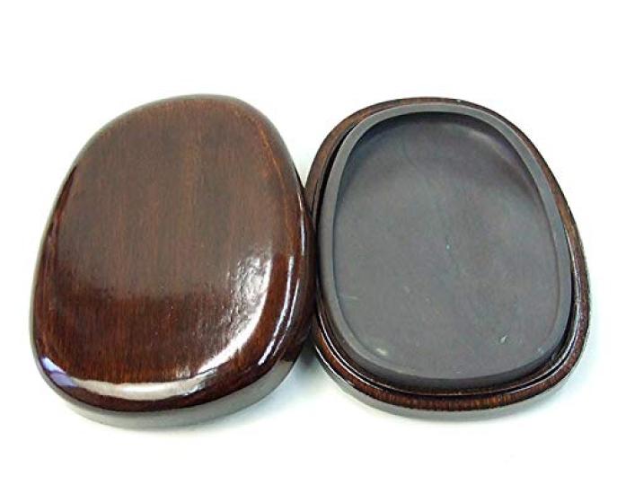 Дуаньси Шинкенгжай Камень для туши 6 дюймов Камень для туши Яйцевидный