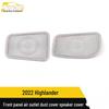 Suitable Air Vent Dustproof Speaker Cover for 22 Highlander Front Panel