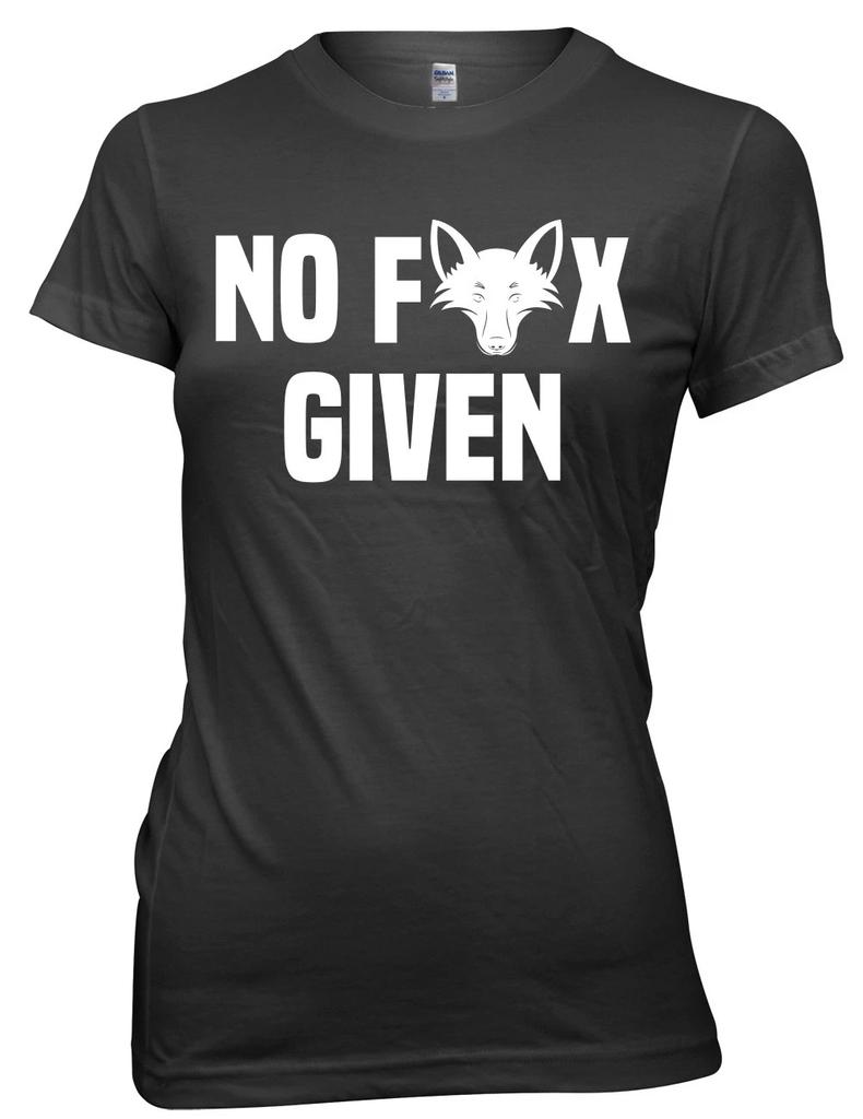 No Fox Given Women Ladies Funny Mens Kids T Shirt