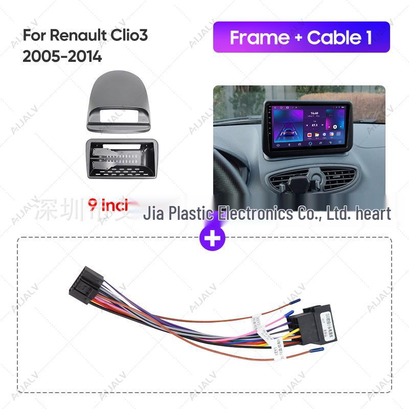 Панель для Android-экрана 9" для Renault CLIO3 (2005-2014) Обновление навигации