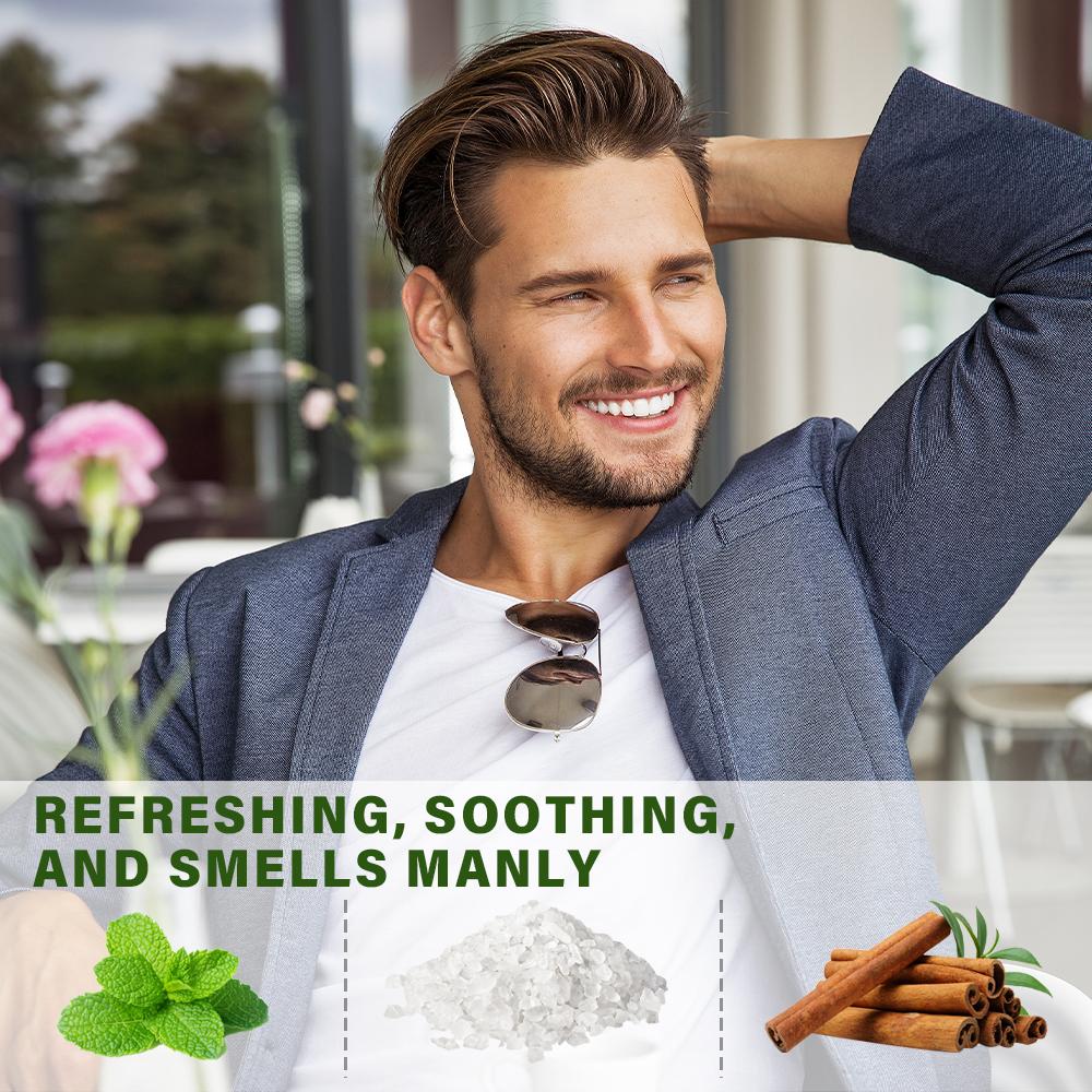 Гель для душа с мятой и морской солью - успокаивает кожу и уменьшает дискомфорт - очищает кожу от грязи, загрязнений и излишков жира, 300 мл