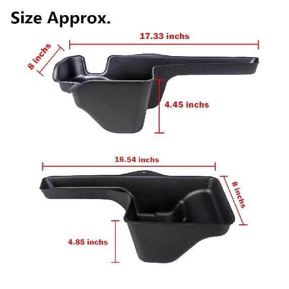 Органайзер для заднего багажника автомобиля, лоток для Jeep Wrangler JL JLU Sahara Rubicon, 4 двери, 2018-2023, укладка, уборка салона