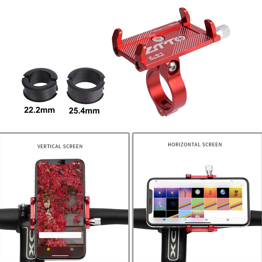 ZTTO Велосипедный держатель для телефона Надежное крепление Универсальный MTB Мобильный сотовый GPS Металлический Мотоциклетный держатель на Руль Дорожного велосипеда Moto M365