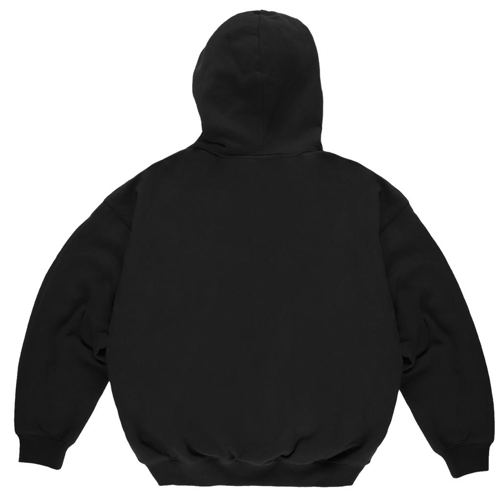 Prosto Crack Box Logo Hoodie, Mens black Sweatshirt