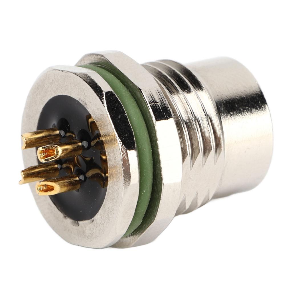 4 шт. M12 Авиационный 4-контактный штекер типа A 4 контакта гнездо панельный электронный штекер разъем для датчиков исполнительных механизмов