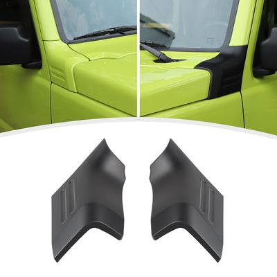 ANTC ABS Декоративная накладка на капот двигателя для Suzuki Jimny JB64W/JB74W, Крышка двигателя, Внешние детали, Матовый черный, Стильный, Легкая установка (черный)