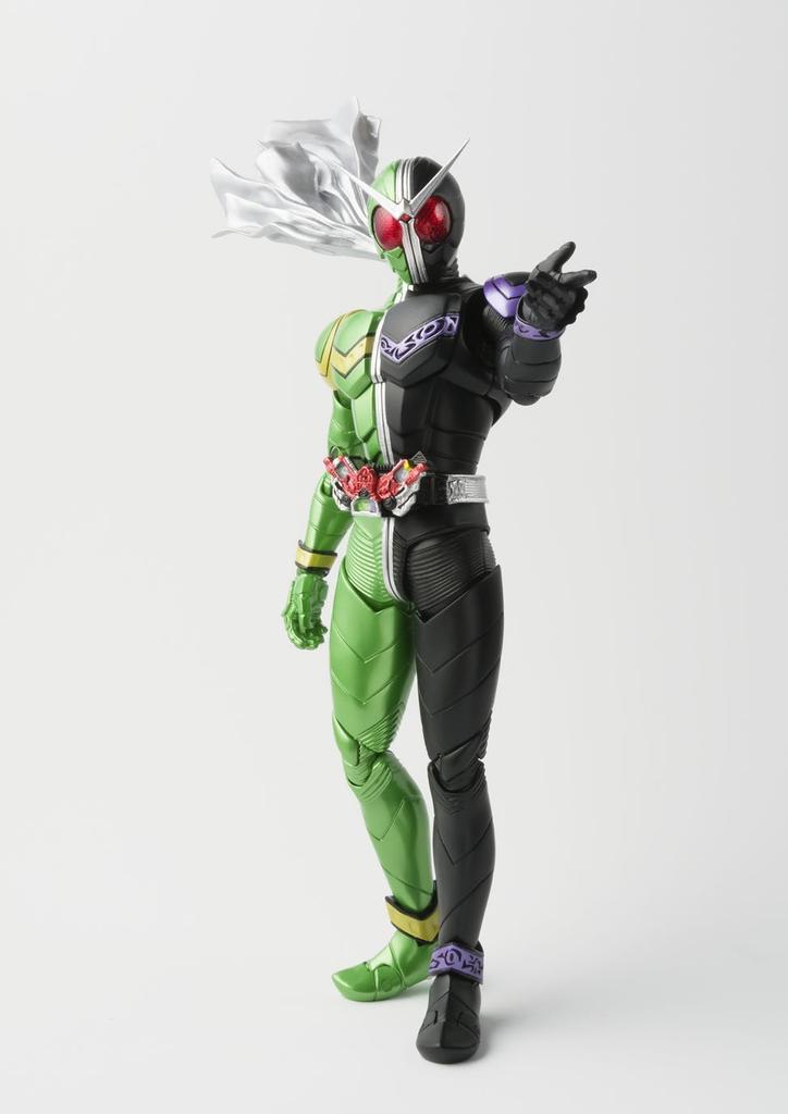 TAMASHII NATIONS Kamen Rider W Cyclone Joker 145мм раскрашенная подвижная фигурка S.H.Figuarts (Синкочо Сейхо) приблизительно. ПВХ и АБС