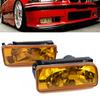 Для BMW 3 серии E36 M3 1992-1998 гг. Хромированные противотуманные фары Заменяемые лампы Желтый рассеиватель