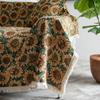 Exquisite multifunctional sofa towel cover towel American country jacquard sunflower thick retro factory direct supply