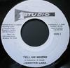 7-дюймовая пластинка JENNIFER LARA Tell Me Where NONE Studio One Ямайка Регги Ска Даб Б/У