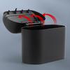 Car Trash Can with Press-to-Open Lid High-Strength Hook Easy Installation Small Hanging Trash