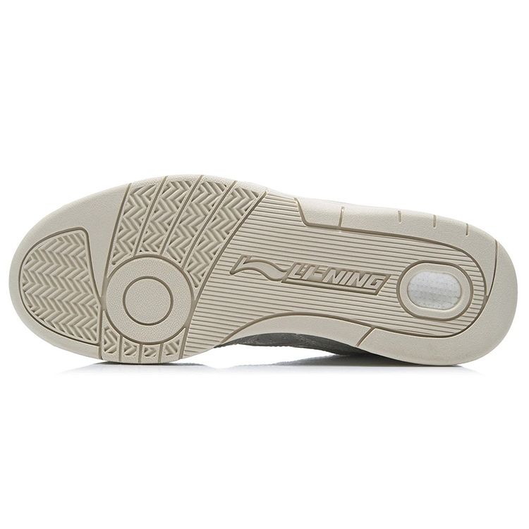 Li Ning 937 Deluxe Hi Удобные повседневные высокие ретро баскетбольные кроссовки женские кроссовки серебристые AGBR080-2