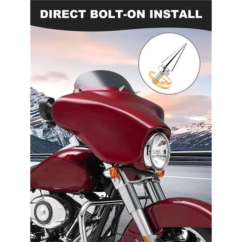 T39c-Windshield Fairing Screws 3PCS For Davidson Electra Glide Street Glide Ultra Classic 1996-2013 Motorcycle Bolts