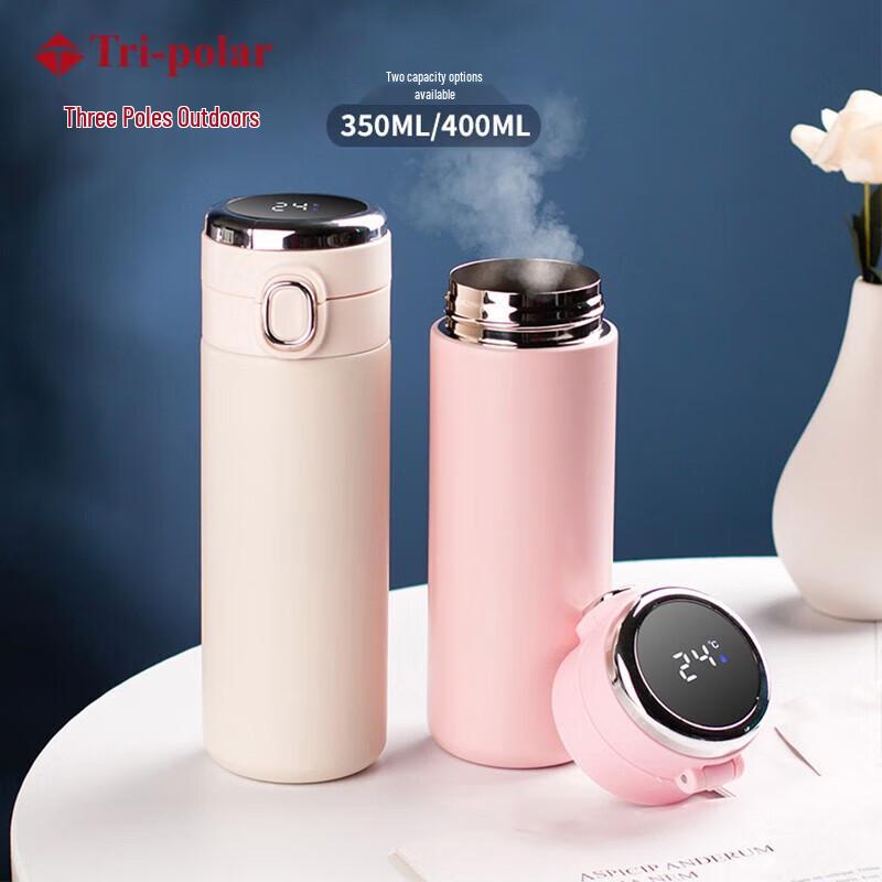 Tri-polar Smart Temperature Display Pop-up Lid Thermos