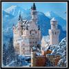 Полный 5D Diy Алмазная картина Мультфильм Замок Алмазная вышивка Крест Стежок Главная Декор Ручной подарок
