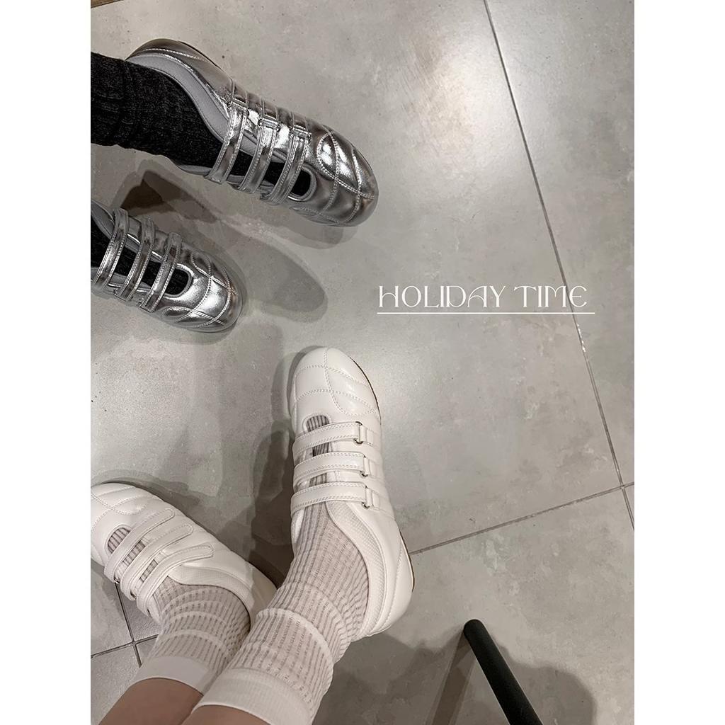 Spot second hair! Fashion versatile new three Velcro casual function Mary Jane single shoes women's bowling shoes