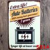 Custom Retro Pin-up Girl Car Repair Shop Tin Sign