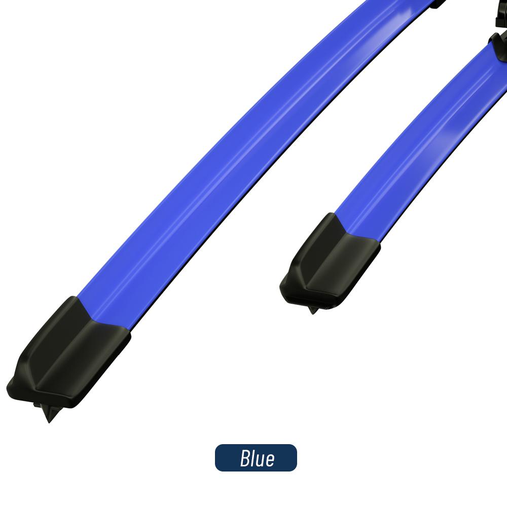 For Mini Convertible R52 R57 F57 2004-2019 2013 2014 2015 2016 2017 2018 2pcs Front Windshield Windscreen Wiper Blades Red Blue