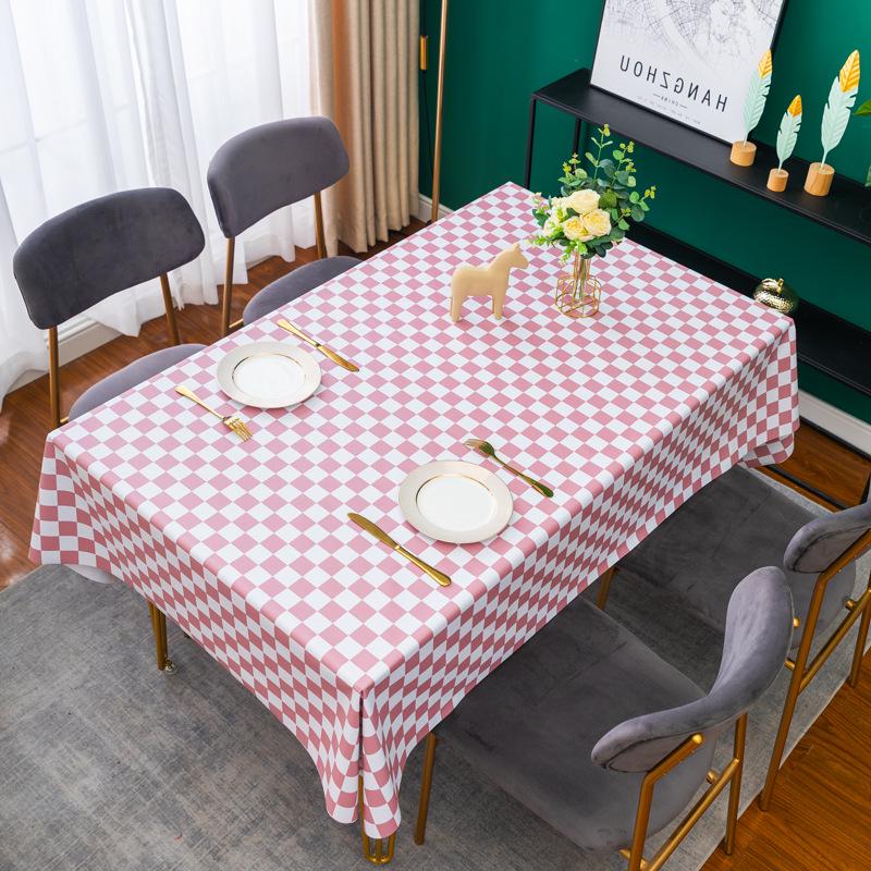 Скатерть и подставка под приборы из утолщенного ПВХ, термостойкая, водонепроницаемая, маслостойкая, не допускающая ожогов