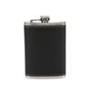 PU Leather Wrapped Hip Flask Stainless Steel Drinking Bottle Mini Liquor Flask  Alcohol Wine