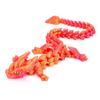 30 см/45 см 3D-печатная игрушка Рогатый Дракон Модель Животного Симуляция Суставы Дракона Подвижные Украшения Настольное Украшение Сенсорные Игрушки