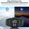 Автомобильный HUD Многофункциональный тестер Универсальный спидометр Высотомер Измеритель уклона Проекционный дисплей Сигнализация GPS Компас