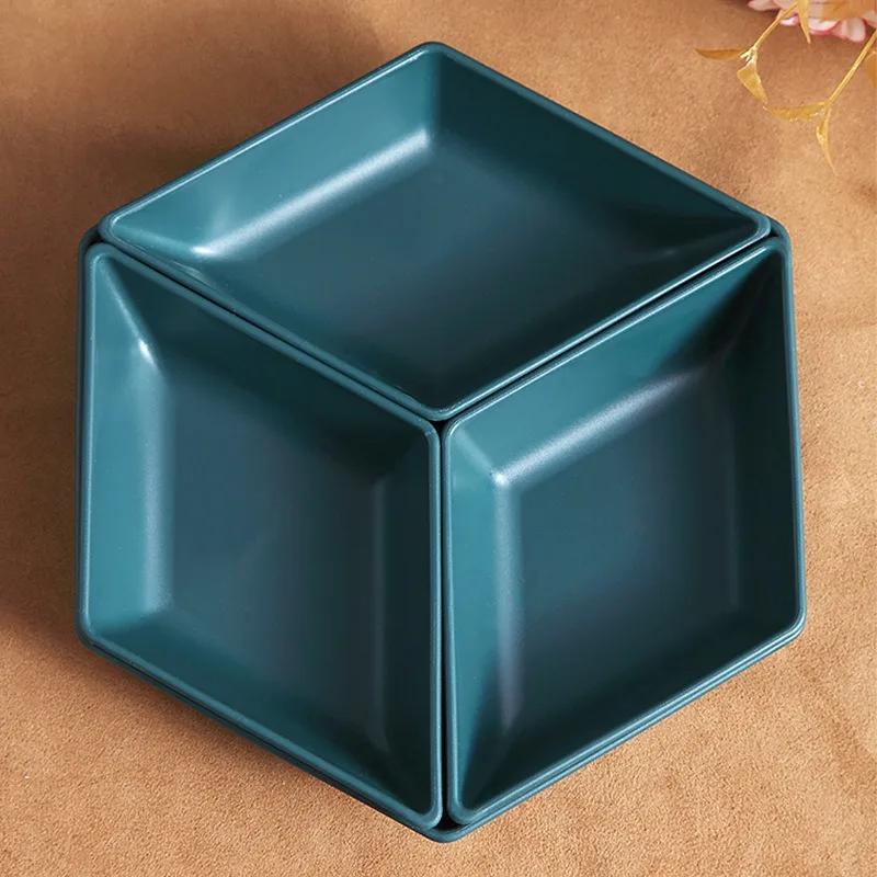 Пшеничная соломенная тарелка Посуда Обеденный набор тарелок Пластиковые тарелки Блюдо для торта Салатница Тарелки для пикника Небьющиеся Можно мыть в посудомоечной машине