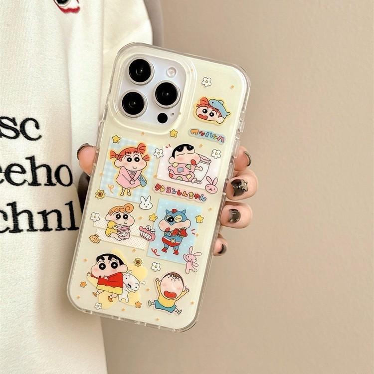 Однослойный занятый маленький новый чехол для мобильного телефона iPhone17promax Apple 16 новый 15pro милый 14p