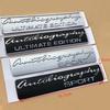 SV Autobiography Ultimate Edition SPORT Emblem Bar Badge Fit for Range Rover Executive Limited Car Trunk 3D Logo Stickers