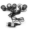 Set of 4 Warm White Pond Lights LED Submersible Fountain Lights IP68 Waterproof Underwater Landscape Spotlights with
