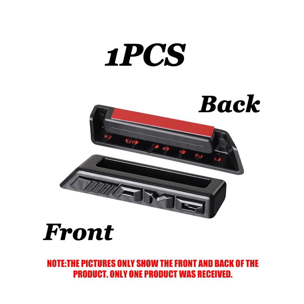 Auto Styling 3D ABS Car Front Grille Badge Sticker Decoration Accessories For Mercedes Benz AMG CLK CLG W212 W213 W205 W177 W247