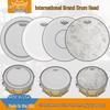 Allied Parts 14" REMO Пескоструйная Шведская Барабанная Установка, Черно-Белый Однослойный Резонансный Пластик для Барабана