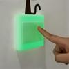 Силиконовая наклейка на переключатель, светящаяся в темноте, бесконтактная розетка, защитная крышка, водонепроницаемая крышка переключателя, настенная наклейка, бытовая, светящаяся, прозрачная