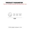 BBKZ6 3D Metal Car Interior Dekoration Stickers Badges Auto Styling For BMW E90 E60 E71 F30 F20 F10