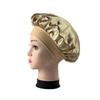 Women's Wide Brim High Elastic Satin Sleep Cap & Chemotherapy Hat for Autumn/Winter Hair Care