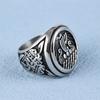 New S925 Silver Ring, Viking Series Nautical Seal Style, Viking Totem, Ring Fashion Accessories