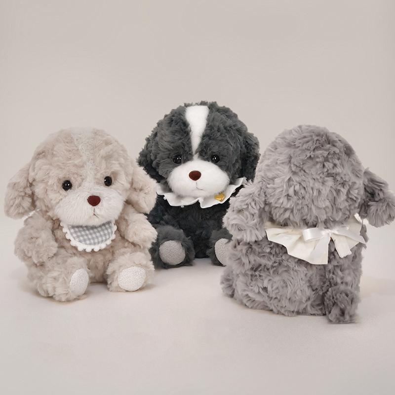 1 шт. 17 см Милая плюшевая собака Плюшевые куклы Каваи Сидящая собака Игрушка Мягкое животное Щенок Кукла на подарок ко дню рождения