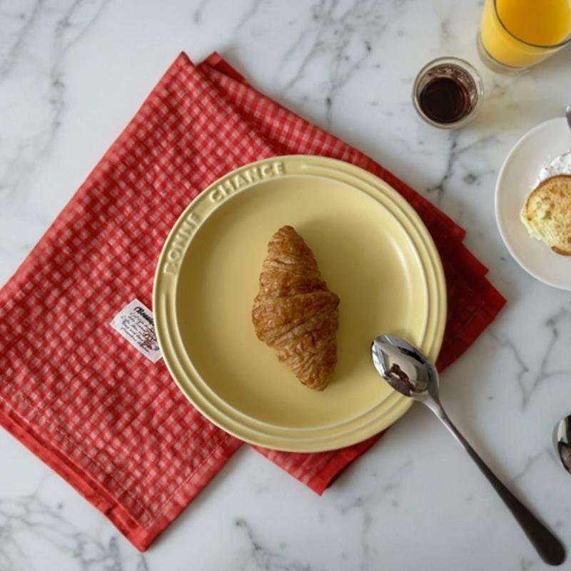 1PC Blogger Same Napkins Table Mat Checkered Tablemats Ins Plaid Tablecloth Home Decoration Accessories 35x50cm